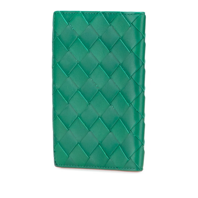 Bottega Veneta Passport Green Wallet Leather Intrecciato Bottega Veneta Passport Green Wallet Leather Intrecciato